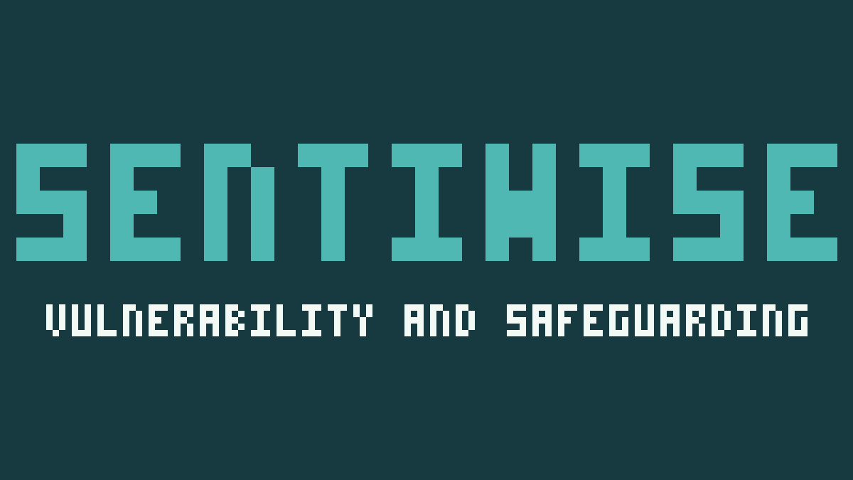 SentiWise placeholder card with the heading Vulnerability and safeguarding
